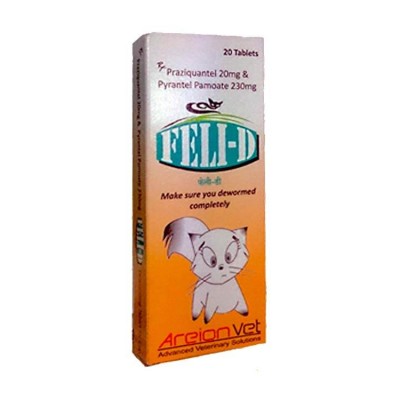 Areionvet Feli-D Cat Deworming Tab 20